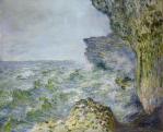 Claude Monet: Fécamp-i tengerpart, 1881.<br>Forrás: www.wikipaintings.org